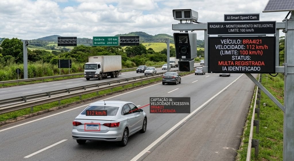 Surpreendente: mais de 16 mil infrações registradas por radares inteligentes nas estradas