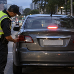 Motorista é parado em blitz por lâmpada de freio queimada e descobre que uma lanterna funcionando não basta